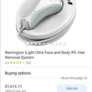 Remington ILight ultra face and body